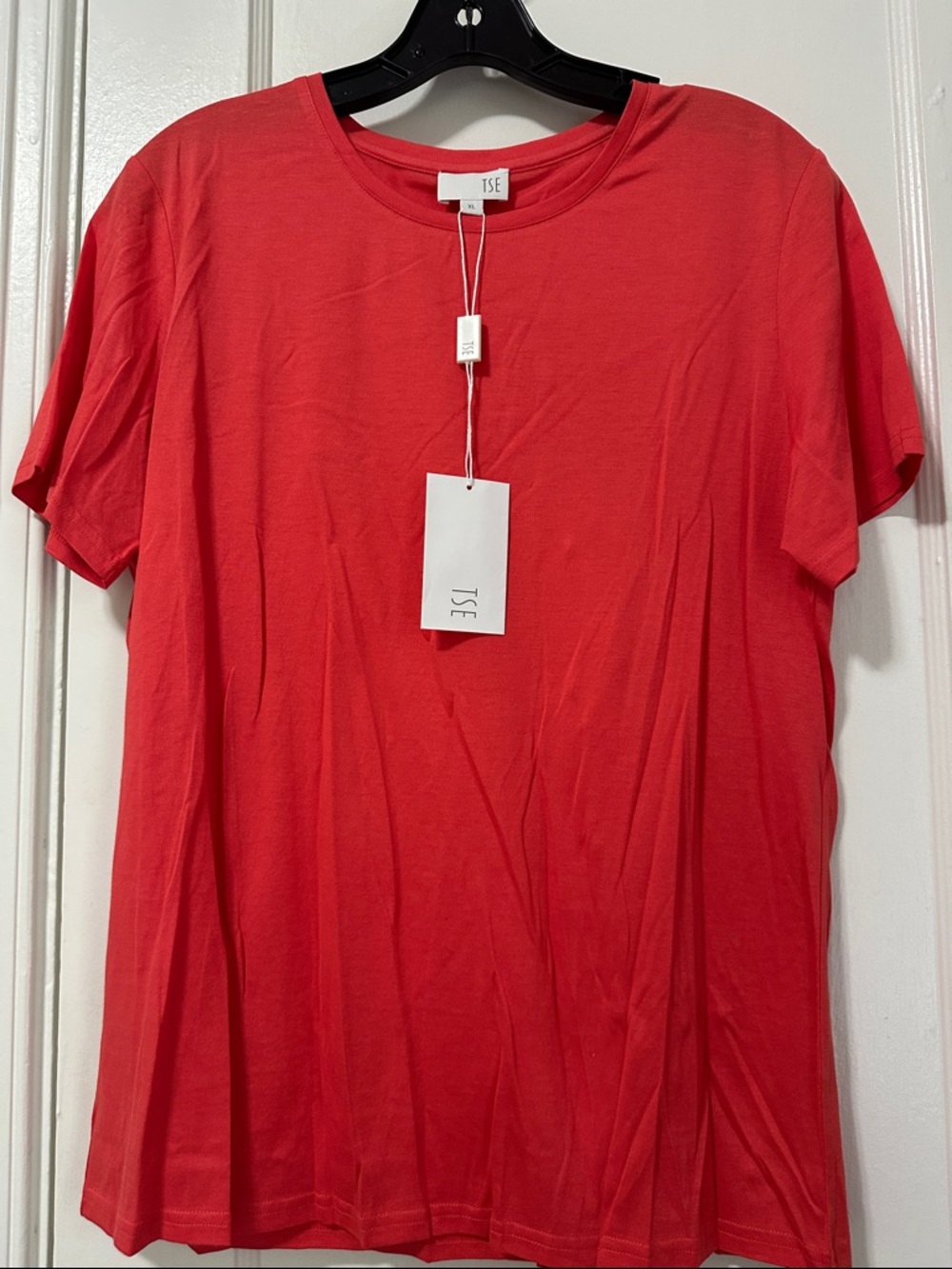 TSE Classic Crewneck Tee in Apricot